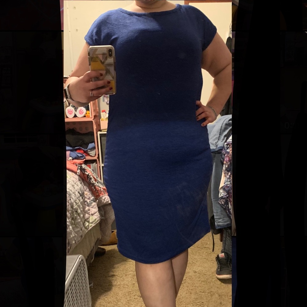 Gap Royal Blue T Shirt Dress